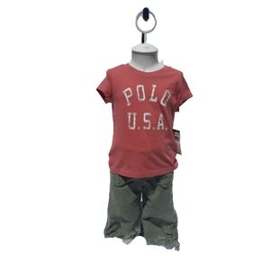 Ralph Lauren Polo Kids T shirt Gap pants/3T
